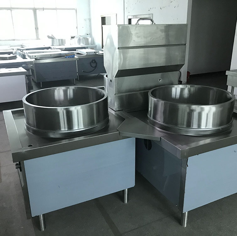 菱格蘭品字形蘭州拉面專用爐 食堂炒菜鍋灶酒店廚房設(shè)備灶臺(tái)